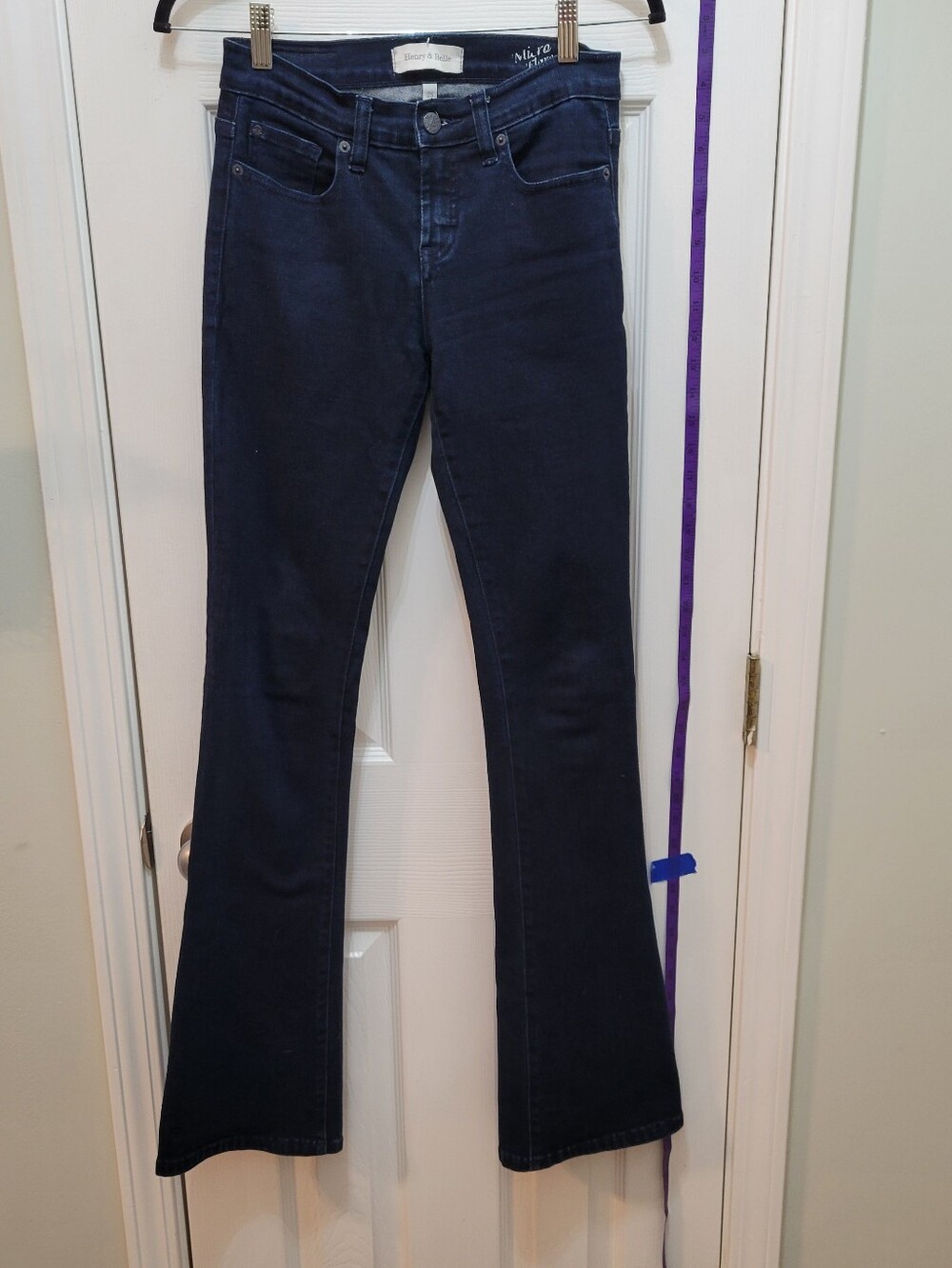 Women's Dark Blue Flare Jeans